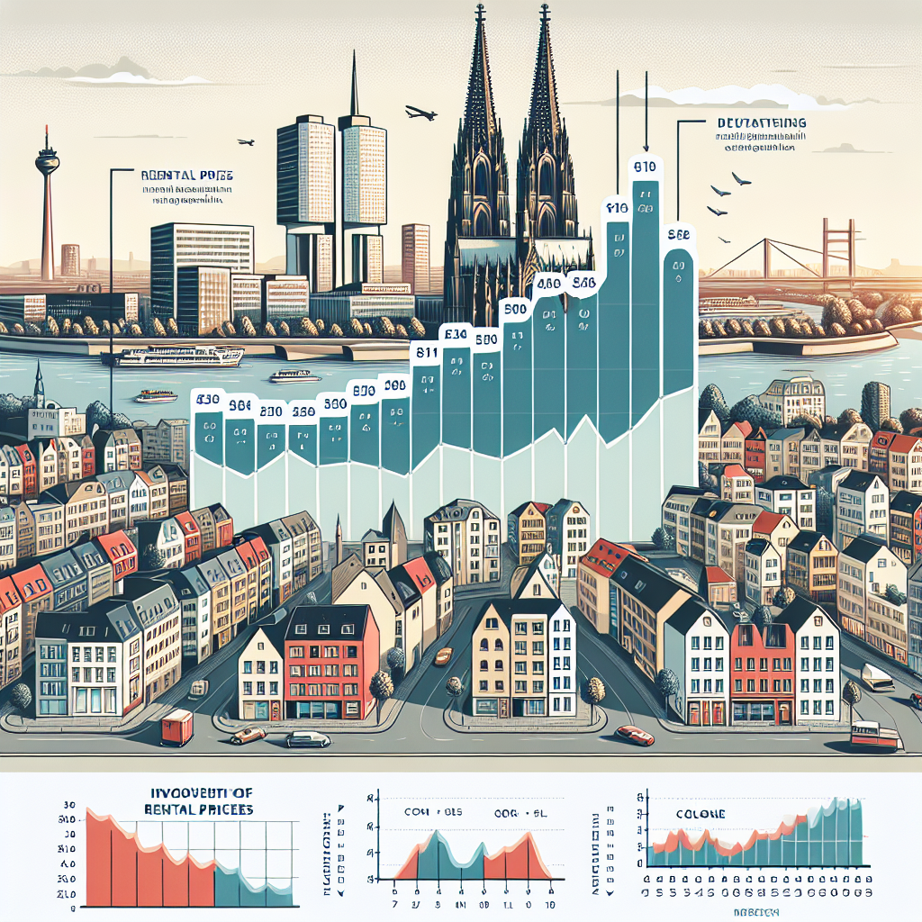 Mietspiegel-Entwicklung in Köln Vingst vs. umliegende Stadtteile